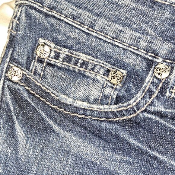 Buckle Women's Boot Cut Jeans - Blue - Picture 8 of 16